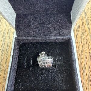 RETIRED Pandora “All Aboard” Cruise Ship Charm #791043